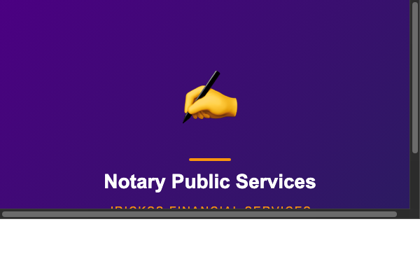 Notary Public Services