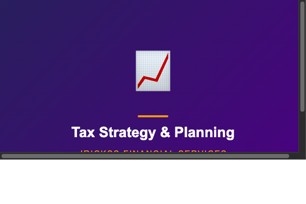 Tax Strategy & Planning Consultation