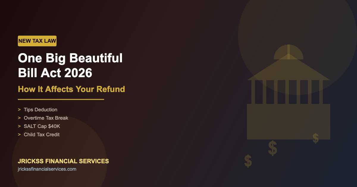 One Big Beautiful Bill Act 2026: How the New Tax Law Affects Your Refund